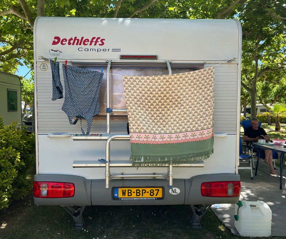 Past de waslijn van campline in mijn caravan?