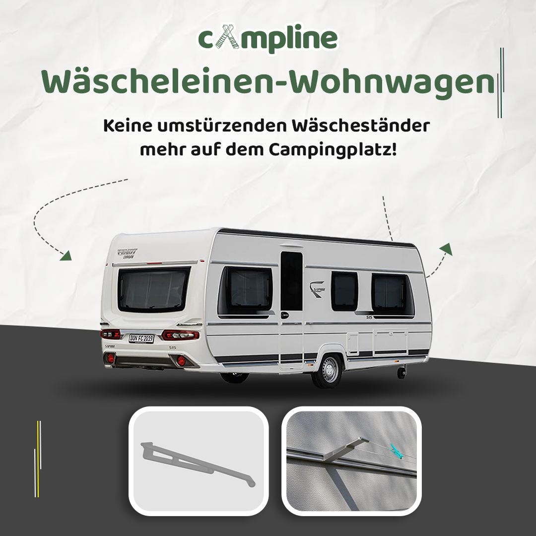 Campline | Wäscheleine Caravan | Kostenloser Versand